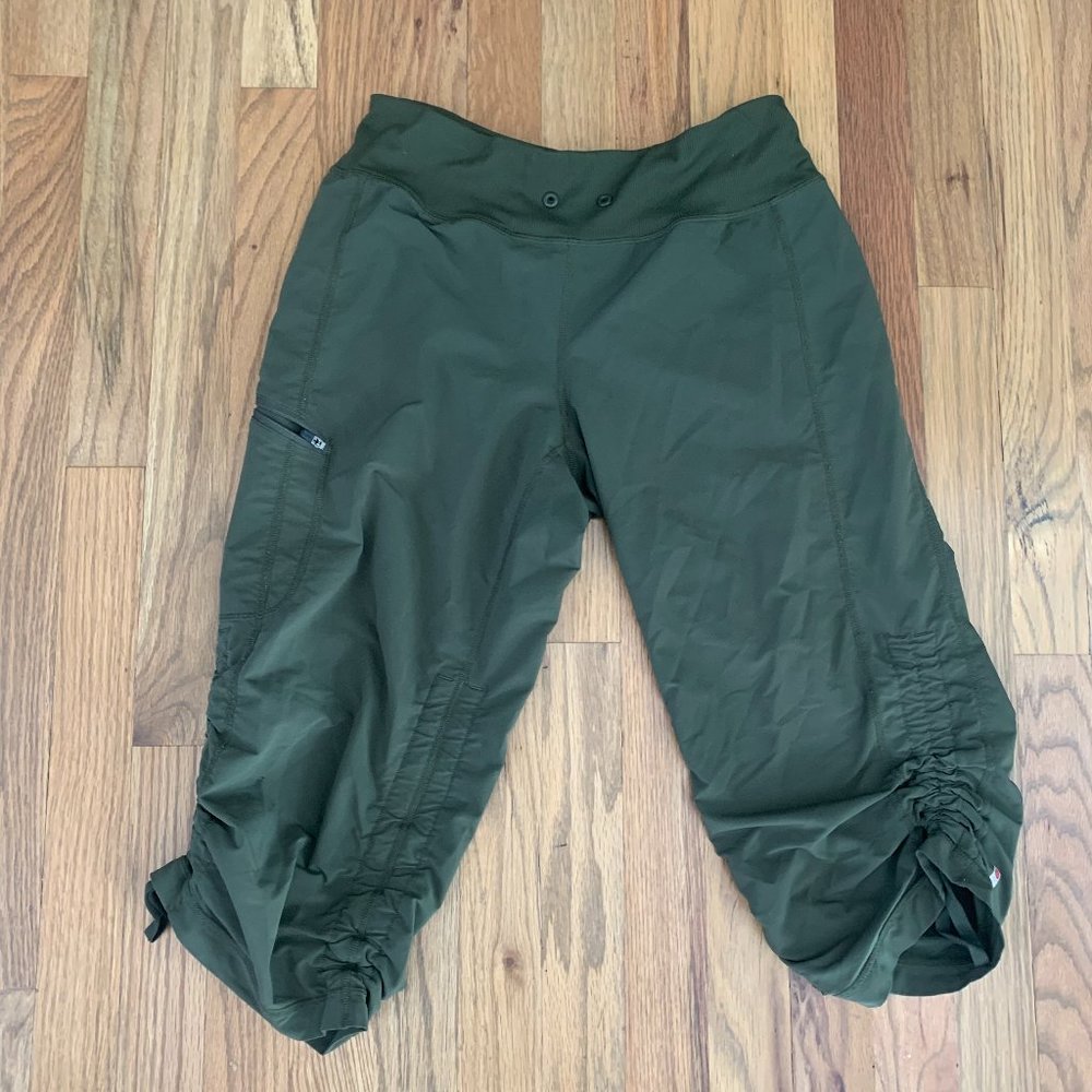 Army green capris - womens - size 4